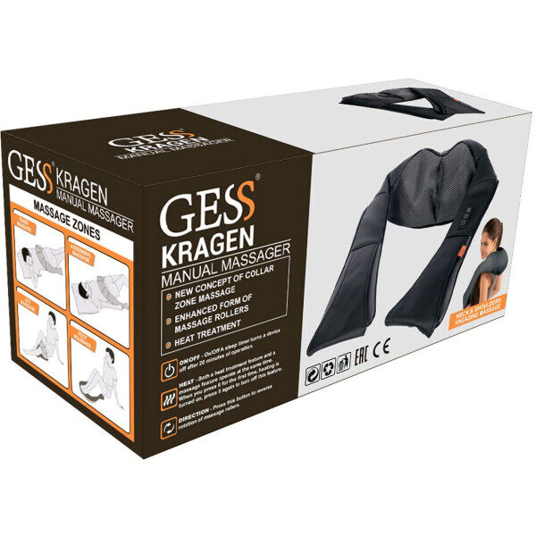 Массажер Kragen мануалный разминающий роликовый GESS