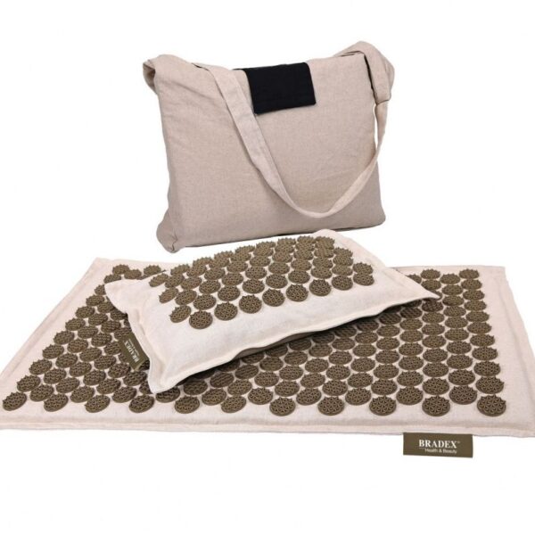 НАБОР акупунктурный НИРВАНА: подушка, коврик, сумка