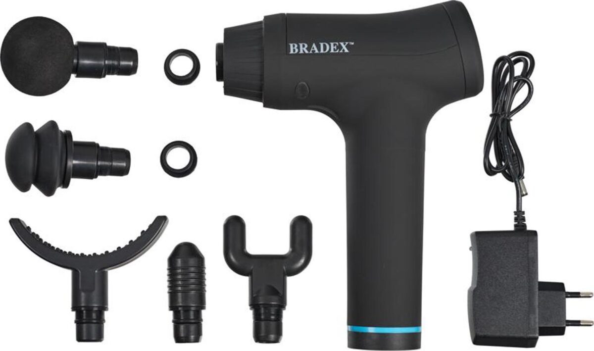Массажный ПИСТОЛЕТ для тела вибрационный Bradex