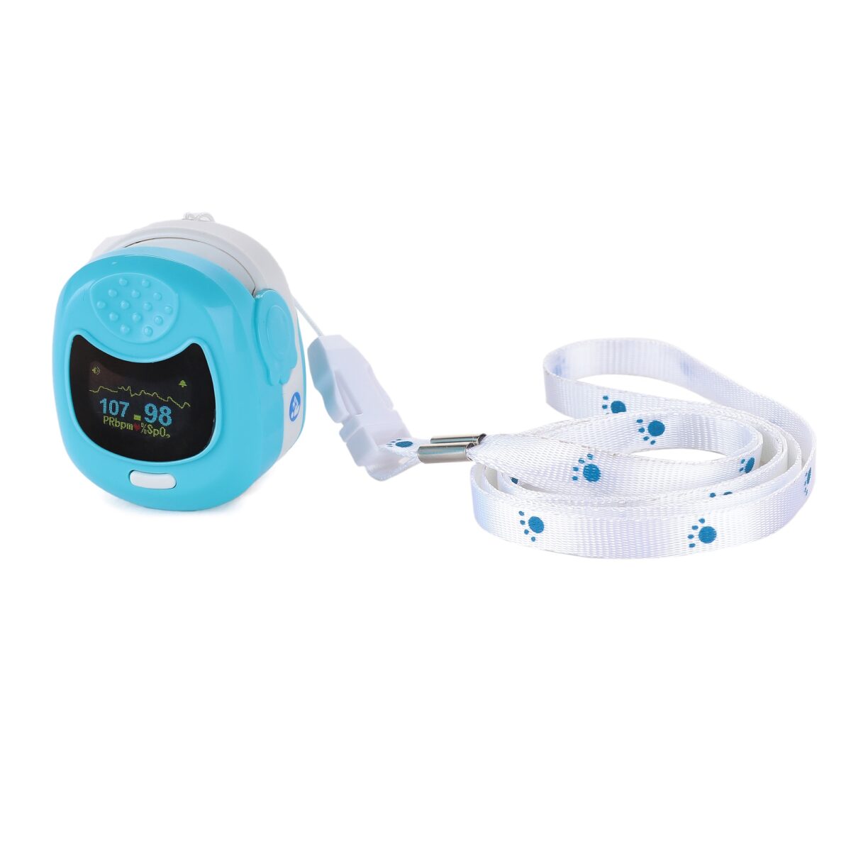 Пульсоксиметр CMS 50 QB-B-00P детский С ПОВЕРКОЙ с принадлежностями (зарядное устройство+шнурок) — изображение 3