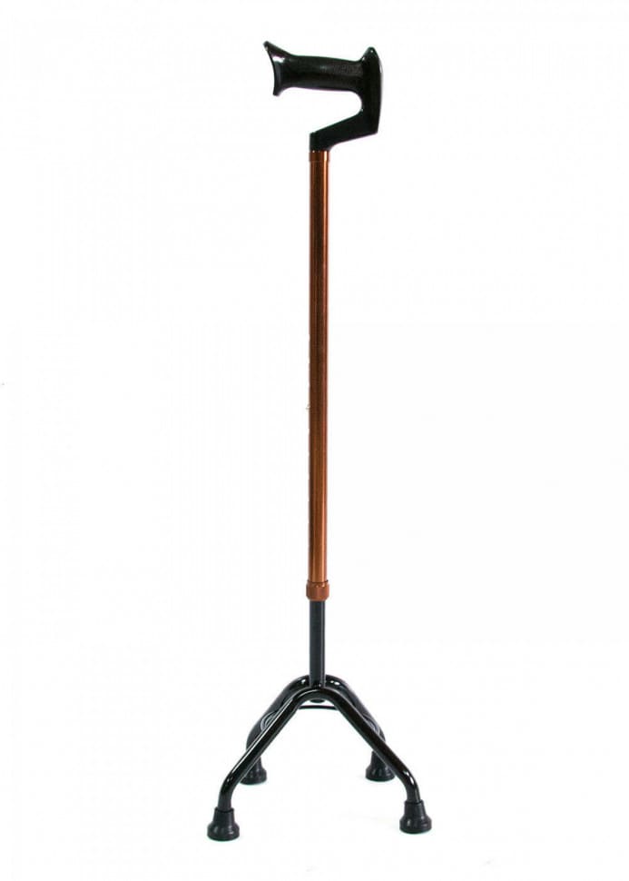 14475983.970 (1) Трость ТР4 с четырьмя опорами со СРЕДНИМ ПИРАМИДАЛЬНЫМ основанием Мега-оптим — изображение 1