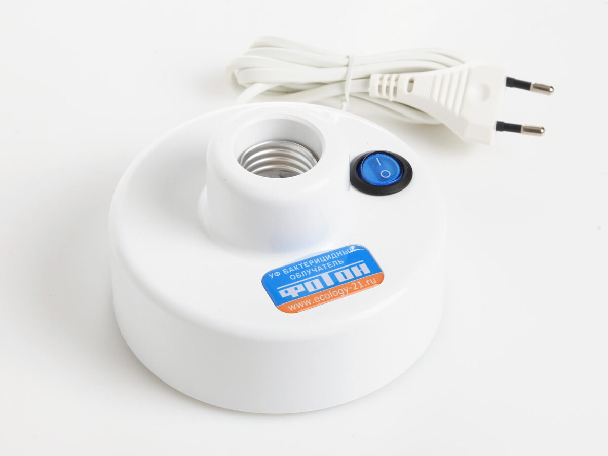 ФОТОН ОБ-01-25 облучатель БЕЗ ТАЙМЕРА ультрафиолетовый бактерицидный в комплекте с лампой 25W — изображение 3