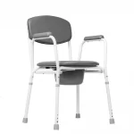 Кресло-туалет TU 2 с мягкими спинкой и сиденьем с санитарным оснащением Ortonica до 130 кг — изображение 4