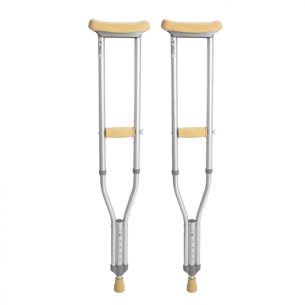 hou60dbdpo24m8l7470an1dp5r9ejdd2 (1) Костыли подмышечные КАУ алюминиевые УНИВЕРСАЛ, на рост 130-190 см, пара — изображение 1