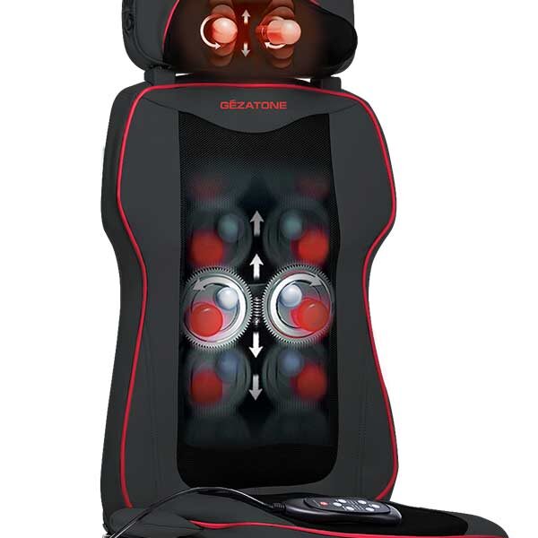 387AMG Массажная накидка с роликовым 3D массажером для шеи, Gezatone