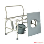 Кресло-туалет HMP-7012 с повышенной грузоподъемностью до 180 кг с санитарным оснащением Мега-Оптим — изображение 5