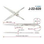 Ножницы J-22-020 остроконечные, прямые 145 мм Сурджикон