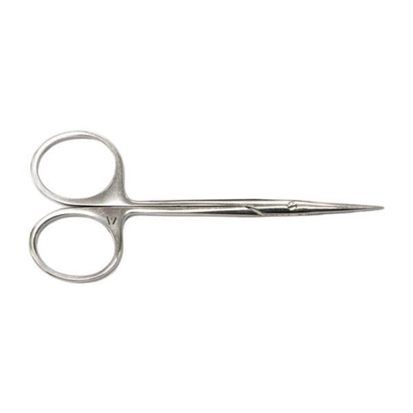 Ножницы глазные остроконечные вертикально-изогнутые