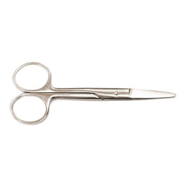 Ножницы Н-22 медицинские вертикальные изогнутые тупоконечные МИЗ-Т, 100 мм