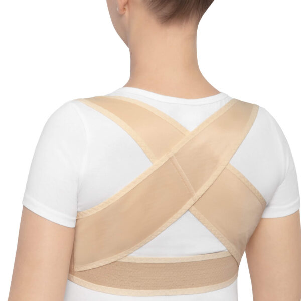 130Д Реклинатор ортопед. эффект Push-up, беж. не видно под одеждой