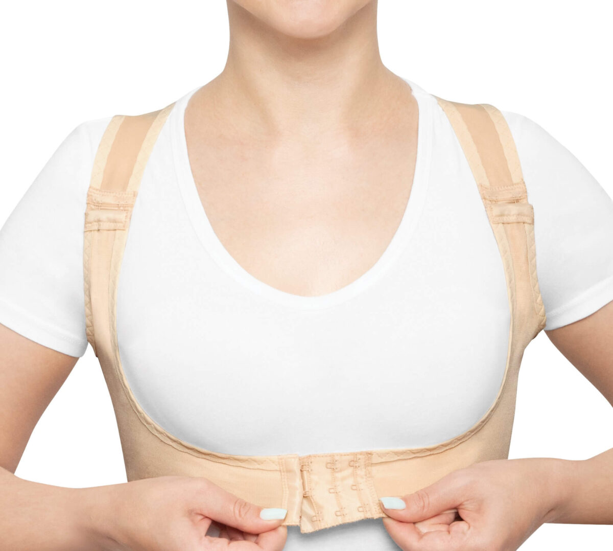130Д Реклинатор ортопед. эффект Push-up, беж. не видно под одеждой, с регулиров. бретелей