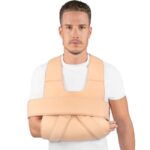 41_С черн.Повязка ДЭЗО для иммобилизации руки и плеча: широкие лямки, гипоаллерген. материал Orliman