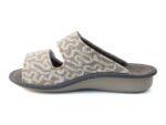 809.037LM, ВОЙЛОК УЗОР Туфли домашние ортопедические для мужчин и женщин, застежка "Велкро"