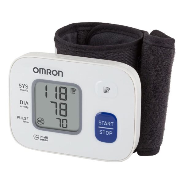 Тонометр Omron RS2 на запястье автомат. с индикат.аритмии, положения манжеты,д/измер. давл. и пульса