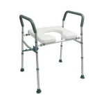 Сиденье (насадка) для унитаза 705 Рама со съемными поручнями, высота сиденья 45-63 см Мега-Оптим